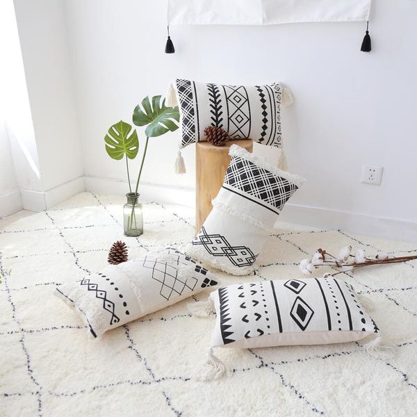 

cushion/decorative pillow moroccan nordic wind velvet embroidered waist personalized cushion sofa decoration