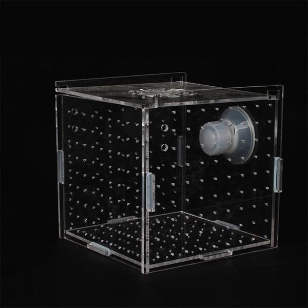 

aquariums acrylic incubator fish tank breeding isolation box aquarium guppy breeder small fry born multi-grid hatchery holder