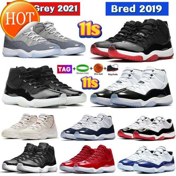 

high cool grey 11s 11 basketball shoes low bred concord 45 legend blue bright citrus mens designer sneakers 25th anniversary space jam l