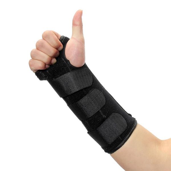

wrist support 1pcs comfy brace carpal tunnel sprain forearm splint protector safe, Black;red