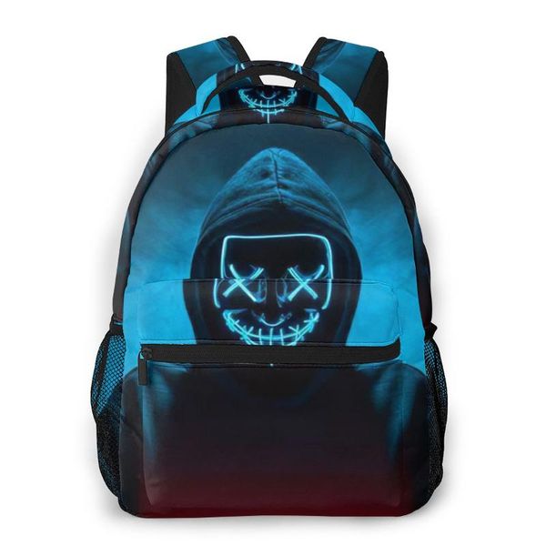 

backpack 3d hacker for girls boys travel rucksackbackpacks teenage school bag