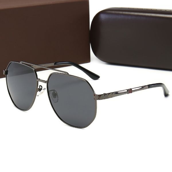 

luxury brand designer sunglasses male and female polarized, White;black