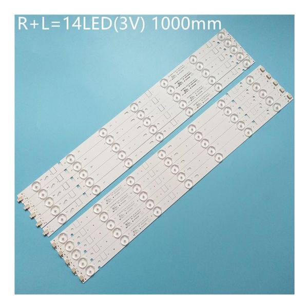 

100% 10pcs/kit led strips for rca 50 tv rlded5078a f proscan plded5068a b 303cx500031 303cx500032 computer cables & connectors
