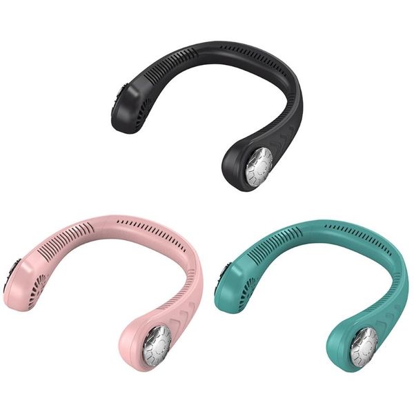 

electric fans portable hand-fan wide-angle wind headphone-like mini weararble 2600mah rechargeable for kids travel sports