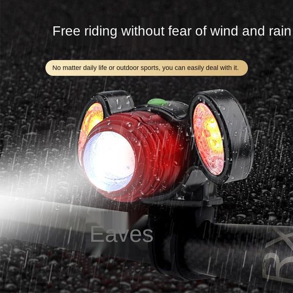 

bike lights bicycle cycling light headlight usb charging waterproof mountain power torch warning lamp accessories