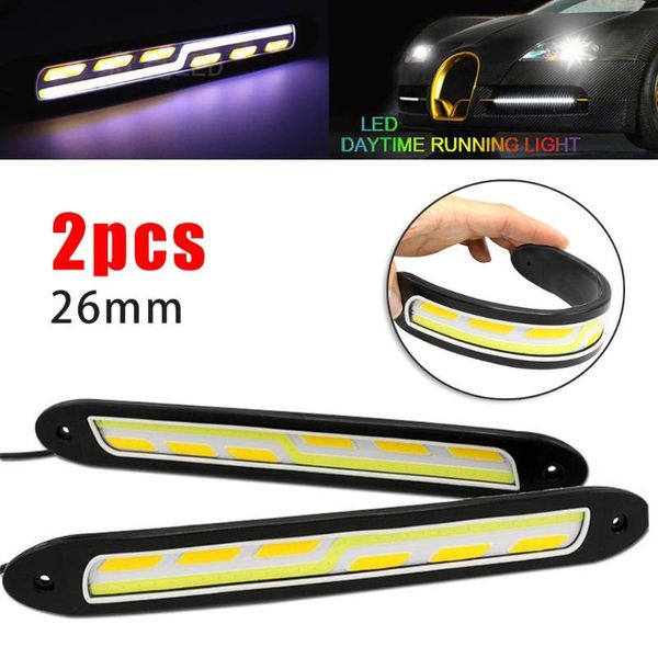 

emergency lights z-type daytime running light bumper strip driving fog led turn signal
