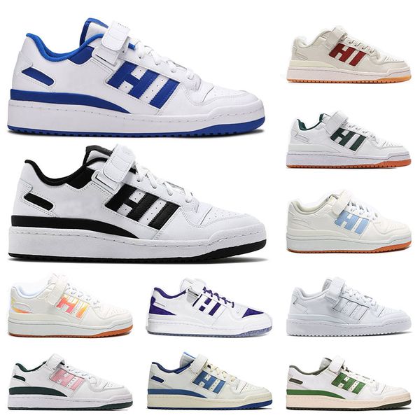 

original forum low mens womens trainers running shoes collegiate purple outdoor true orange bright blue lows crew green triple white black c