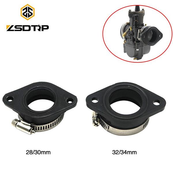 

motorcycle fuel system zsdtrp rubber adapter inlet intake pipe fit on koso maikuni pwk keihin oko 21 24 26 28 30 32 34mm carburetor universa