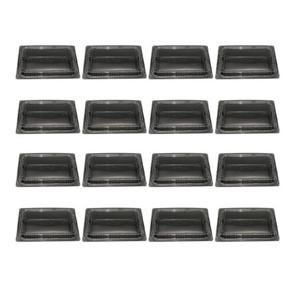 

disposable take out box cake salad rice packing container carry (black) gift wrap