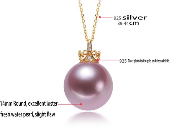 

2021 mini 925 silver necklace pendant fresh water pearl jewelry gift