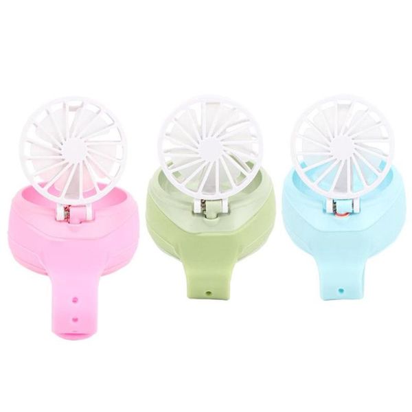 

electric fans watch-shaped fan usb rechargeable cooling for outdoor traveling camping