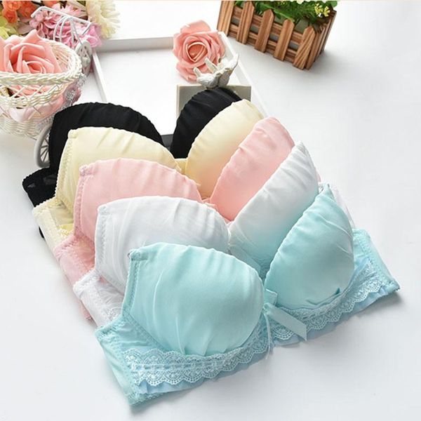 

bras lingerie for women underwire push up bra female half cup breathable thin lace bralette, Red;black