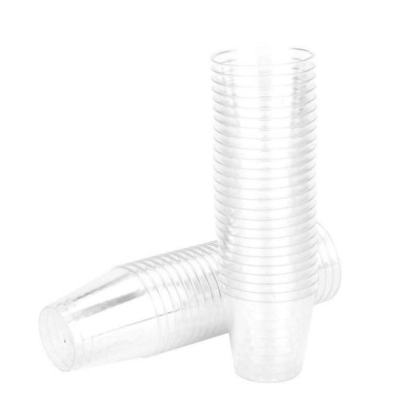 

disposable dinnerware 20pcs 30ml eco-friendly plastic s glass shooter cups tumblers for weddings birthday party tableware