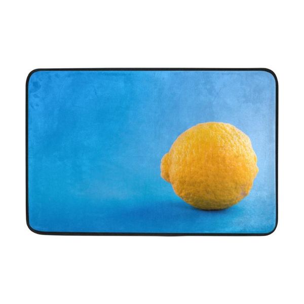 

bath mats blue background printed quick-drying water absorption mat bathroom door absorbent magical design