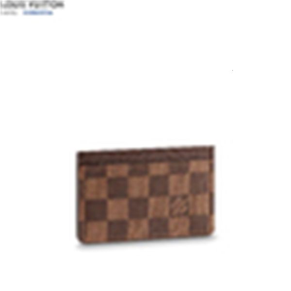 

clutches brand designer luxury evening n61722 card holder men key real leather long card wallet chain wallets compact holders purse, Red;black