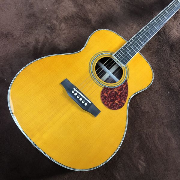 

40 inch solid wood 028 mold folk guitar