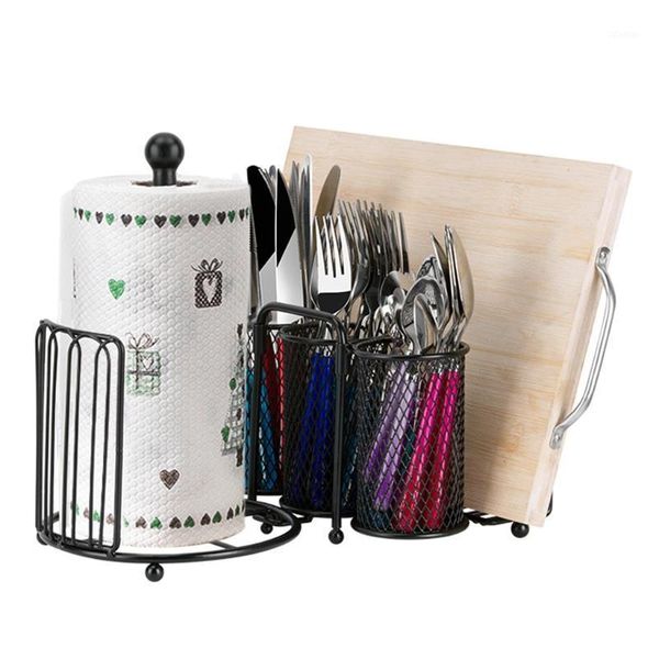 

hooks & rails kitchen storage basket drain rack for home field cutlery racks deskfoldable paper towel shelf