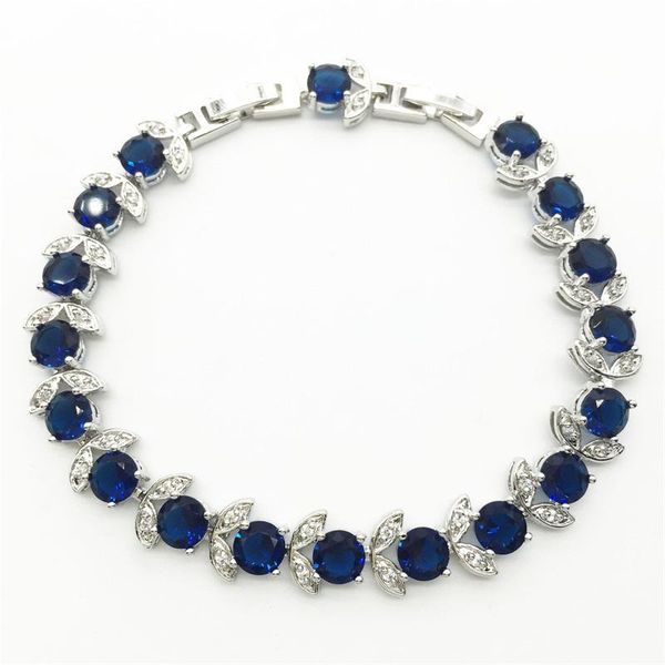 

arrival montana stone white color bracelets & bangle for women super gold jewelry link, chain, Black