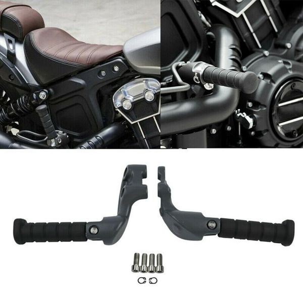 

pedals motorcycle passenger foot pegs footrest mount bracket for scout 2021-2021 sixty 16-19 bobber 18-19