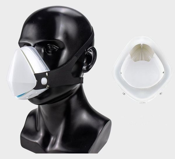 2021 HW293 Ciclismo Inteligente Válvula de Respiração Máscara Elétrica Anti-Haze e Anti-Fumaça 4 Camada Filtro Adulto Deluxe Eectronic Masks