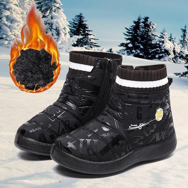 

boots women 2021 winter woman snow comfortable large size shoes, Black
