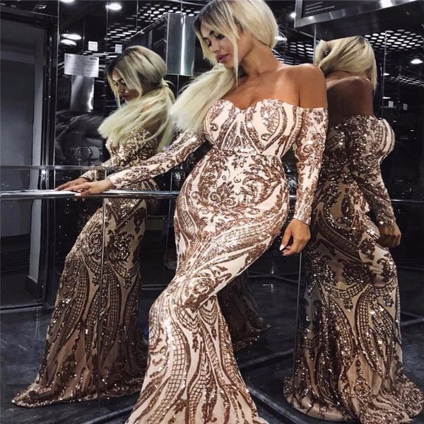 

casual dresses 2021 bra long sleeve retro party dress sequin maxi, Black;gray