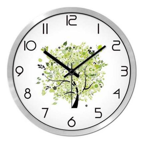 

wall clocks quiet living room creative clock pastoral mute decorative bedroom wandklok turntable needles l