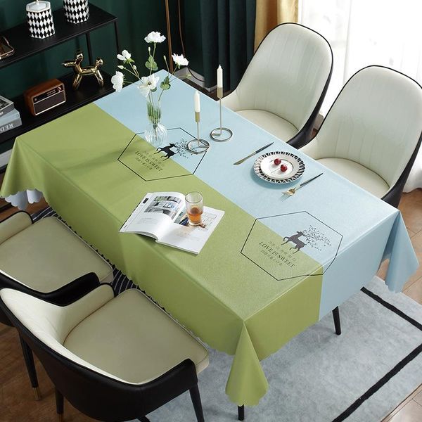 

table cloth nordic modern minimalist waterproof and oil-proof disposable rectangular home coffee