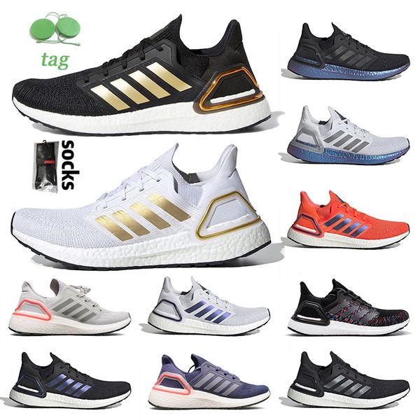 

size 36-47 ultraboost running shoes men women sneakers white gold blue volt dash grey panda solar yellow orange outdoor sport casual trainer, White;red