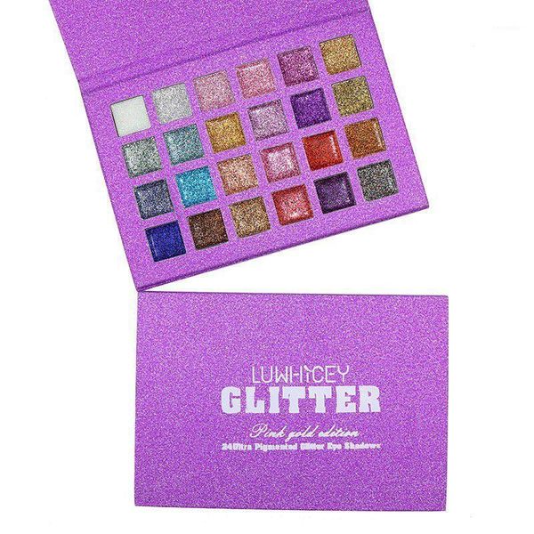 

color diamond metallic eyeshadow palette glitter shimmer makeup palette1