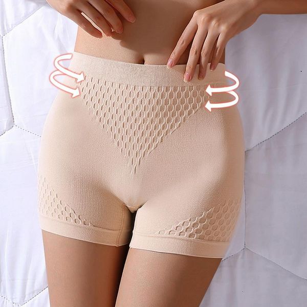 

women's panties women safety shorts pants seamless nylon high waist boyshorts girls slimming underwear 2021 fashion, Black;pink