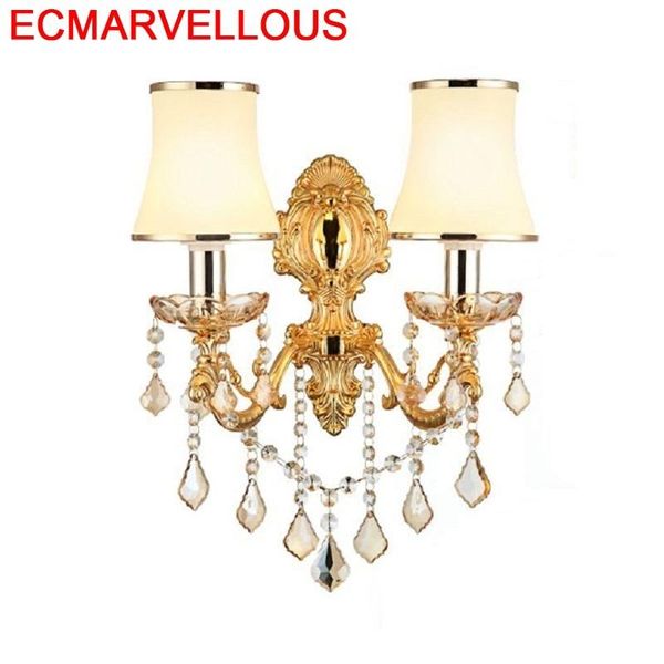 

bathroom kinkiety sconce para parede arandela loft decor crystal applique murale wandlamp light for home luminaire wall lamp