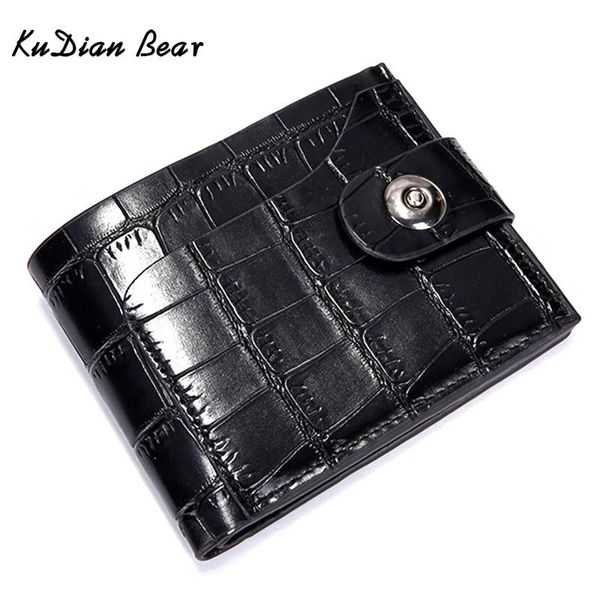 

wallets short men wallet purse pu leather crocodile pattern small credit id card holder case retro carteira bid219 pm49, Red;black