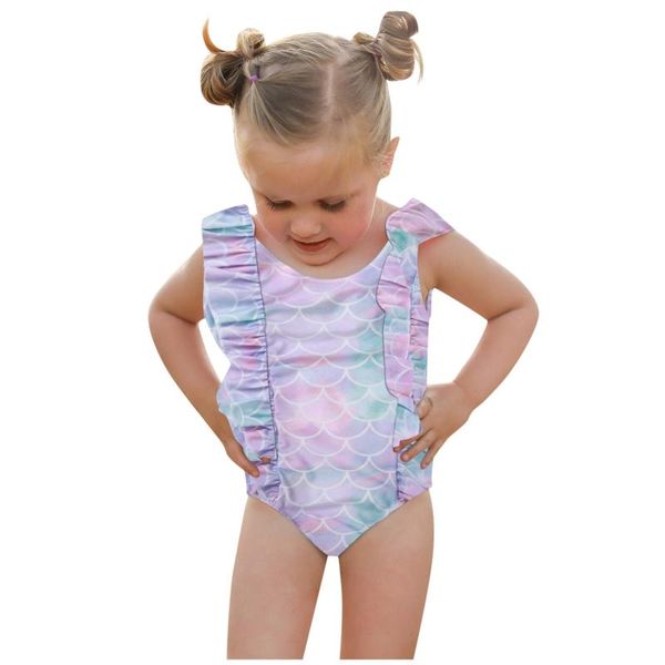 

6m-5y years girls swimsuit 2021 sleeveless one piece swimwear leopard print one-piece swimsuits beachwear bathing one-pieces, Black