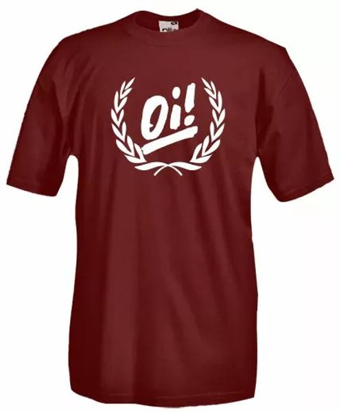

shirt j22 oi music, skinhead original london 69, White;black