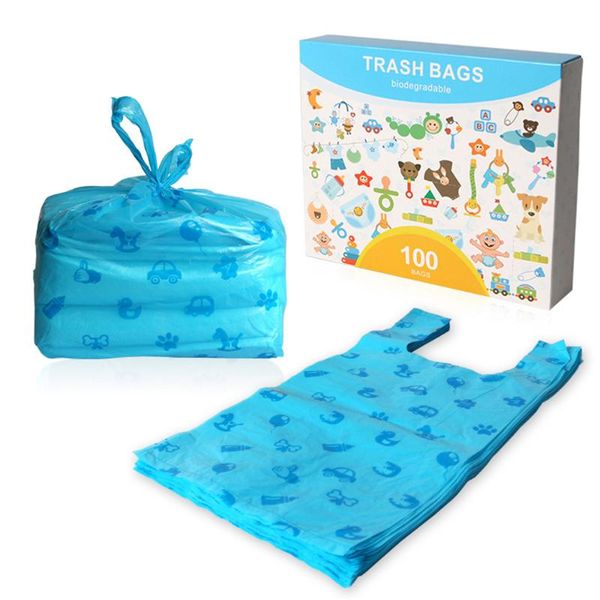 

dog travel & outdoors 100-240pcs pet waste poop bags cat clean up refill garbage bag outdoor home degradable