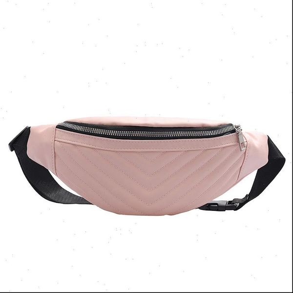 

fashion casual pu waist packs bag solid small messenger crossbody b200g