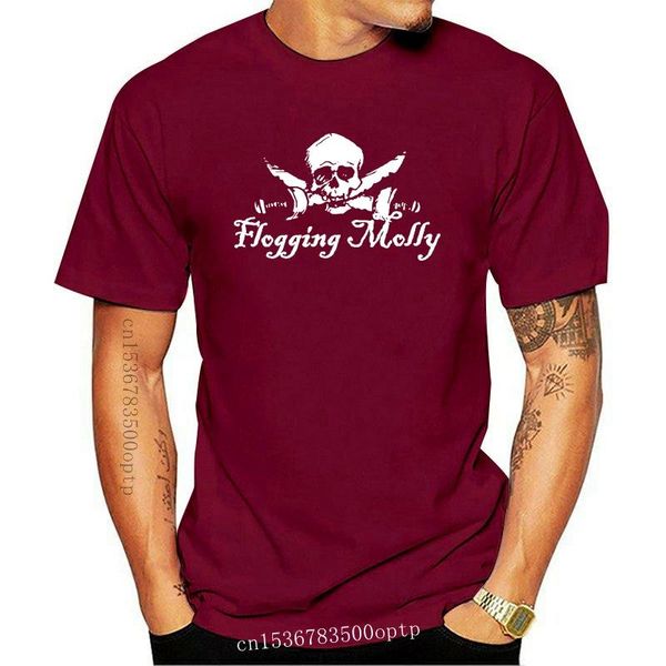 

men's t-shirts flogging molly cotton short sleeve t-shirt top, White;black