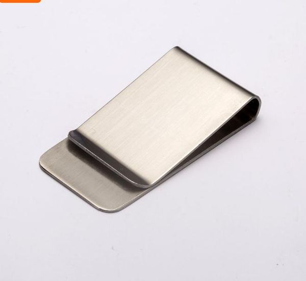 2021 Creative Portable Aço Inoxidável Dinheiro Clipe Cash Braçadeira Suporte de Metal Do Metal para Menina Mens Durável Carteira Bolsa para Bolso