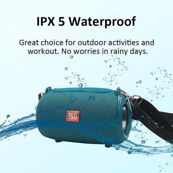 

bluetooth speaker portable fm radio wireless column waterproof outdoor box loudspeaker powful for phone tablets speakers