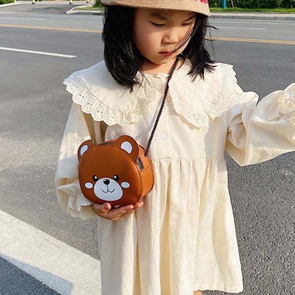 

waist bags 1pc girls pu crossbody bag adorable cartoon animal styled shoulder for shopping xin-