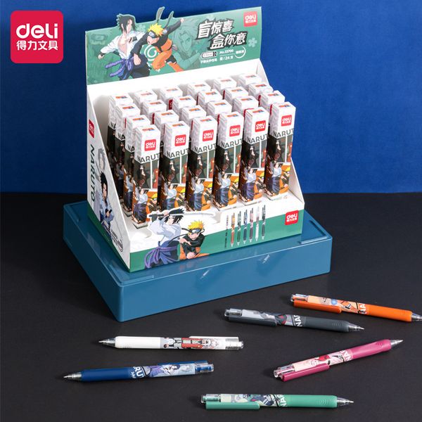 

337000.5mm deli naruto excsive neutral pen blind box students prs bullet head signature