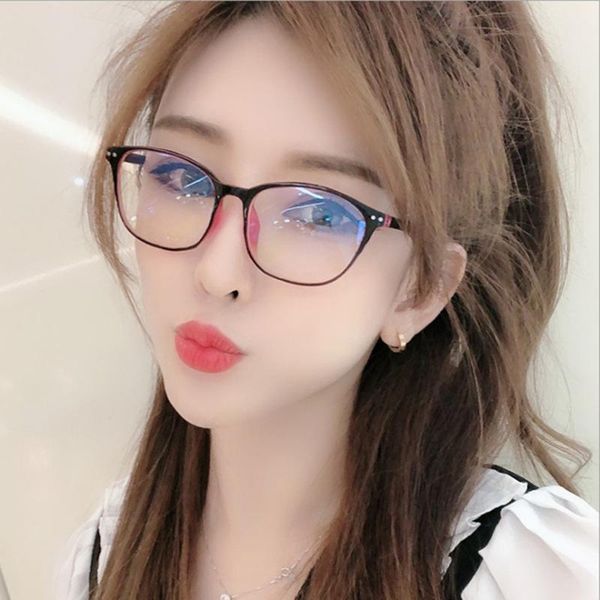 

frame optical women glasses spectacle hd eyeglasses anti blue light computer eyewear sunglasses, White;black