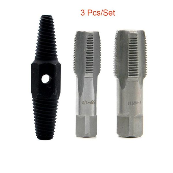 

craft tools 875a 3pcs 1/2 inch 3/4 wire screw extractor broken water pipe thread repair tap