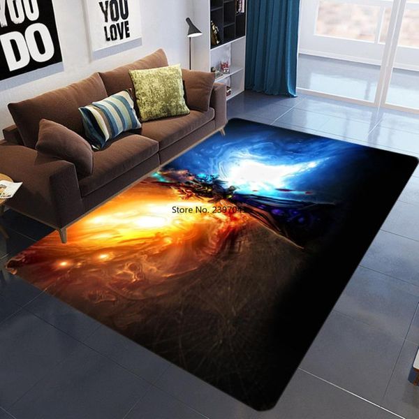 

carpets modern colorful floor mat flame football pattern 3d printed for living room bedroom decor carpet kids play area rug