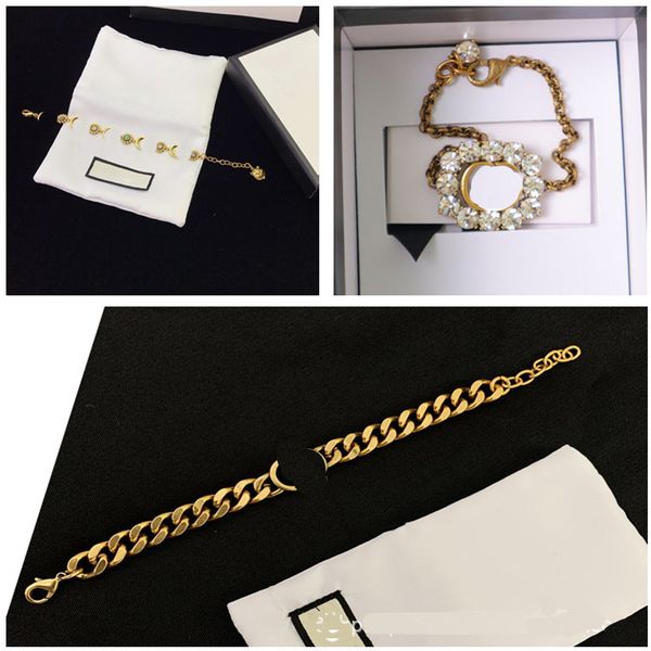 

jewelry link chain necklace retro bracelet fashion european and american ring temperament, Black