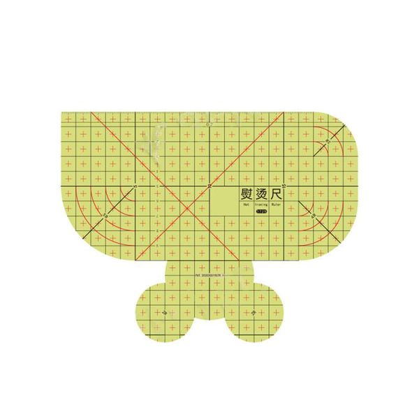 

heat-resistant measuring ruler diy tailor patchwork craft cutting handmade quilting clothing accessories sewing notions & tools, Black