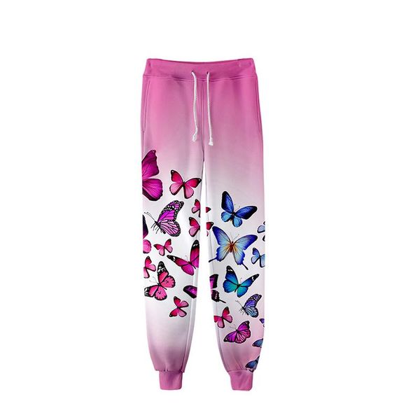 Pantaloni da uomo 3d Butterfly Print Moda Unisex Jogger Harem Pant Casual Hip Hop Uomo Donna Pantaloni lunghi larghi Pantaloni sportivi da fitness 4XL