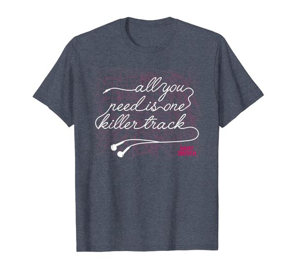

baby driver all you need is one killer track graphic t-shirt, White;black