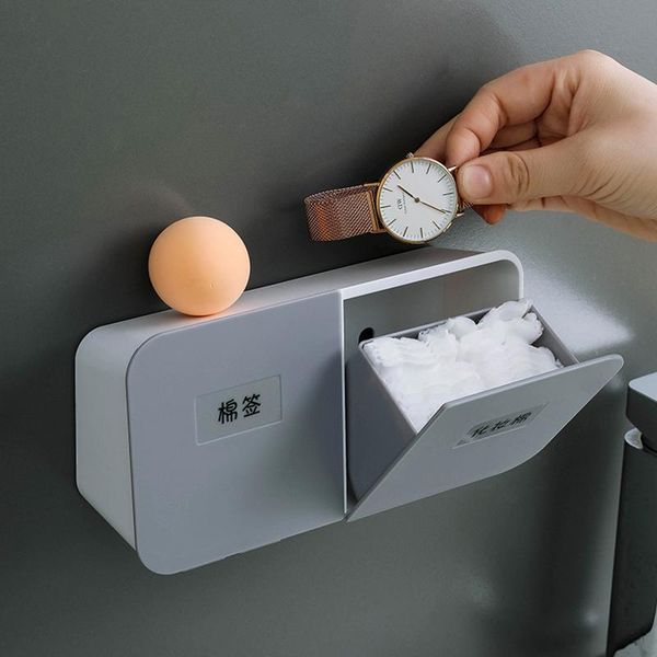 

storage boxes & bins punch-box with 2 girds water-proof durable anti-dust long lasting lightweigt for cosmetics hr